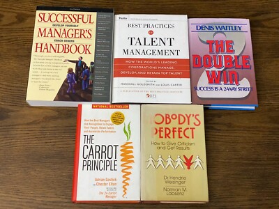 Lot of 7 Sales, Management, business, success books- Successful Managers Handboo