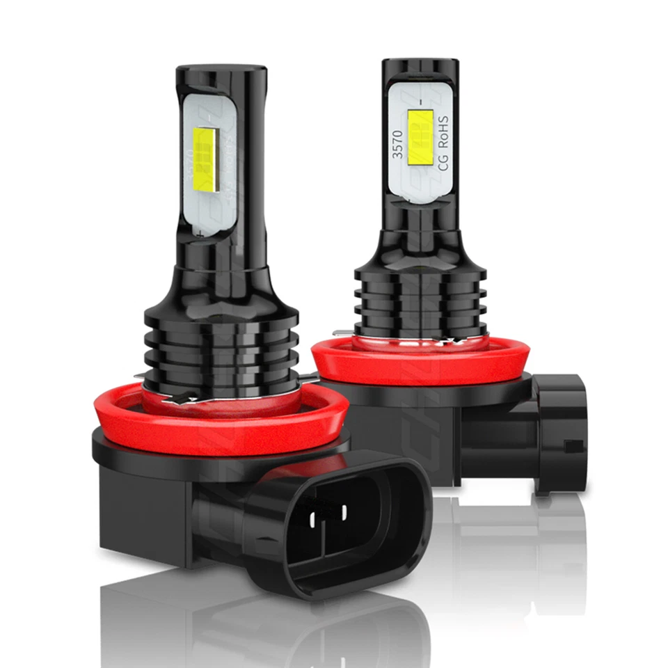 Par de lâmpadas de farol de neblina de LED para Mercedes-Benz CLK350 2006 2007 2008 2009 - Imagem 3 de 4