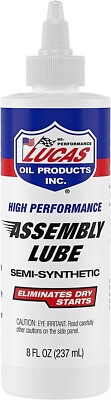 Lucas Oil 10153 High Performance Assembly Lubricant Semi-Synthetic Lube 8 oz.