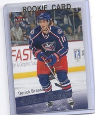 08-09 2008-09 ULTRA DERICK BRASSARD ROOKIE RC 201 COLUMBUS BLUE JACKETS