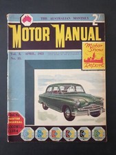THE AUSTRALIAN MONTHLY MOTOR MANUAL MAGAZINE April 1953 Vol.8 No.85