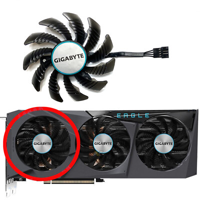 Graphics Card Fan PLD08010S12H Cooling For GIGABYTE RTX 3070 8GB EAGLE Cooler