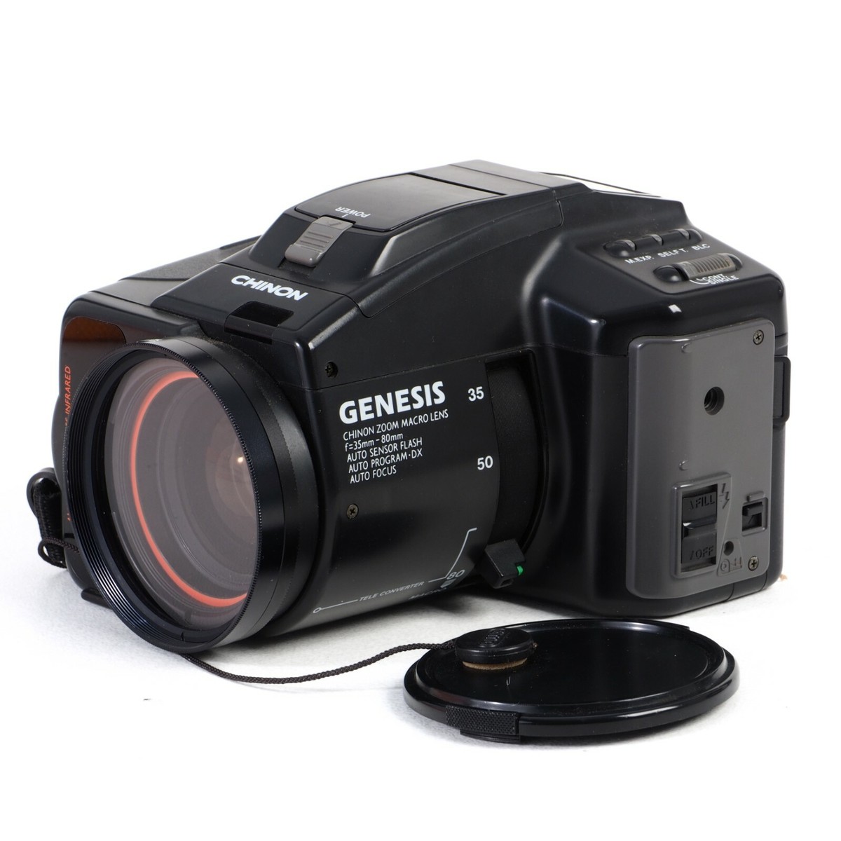 Chinon Genesis Point and Shoot Camera w/ Zoom Macro Lens 35-80mm