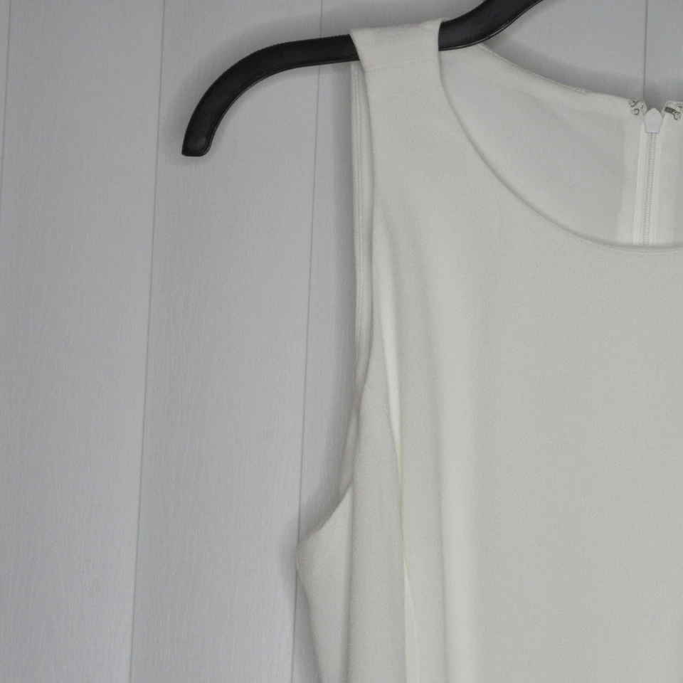 Mono de crepé INC International Concepts blanco pierna voladora para mujer 6 B63 Foto 3 de 4