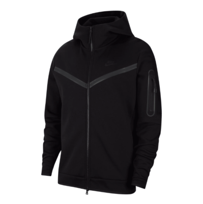 Nike Sportswear Tech Fleece Men's Hooded Jacket Black Size XL 2XL