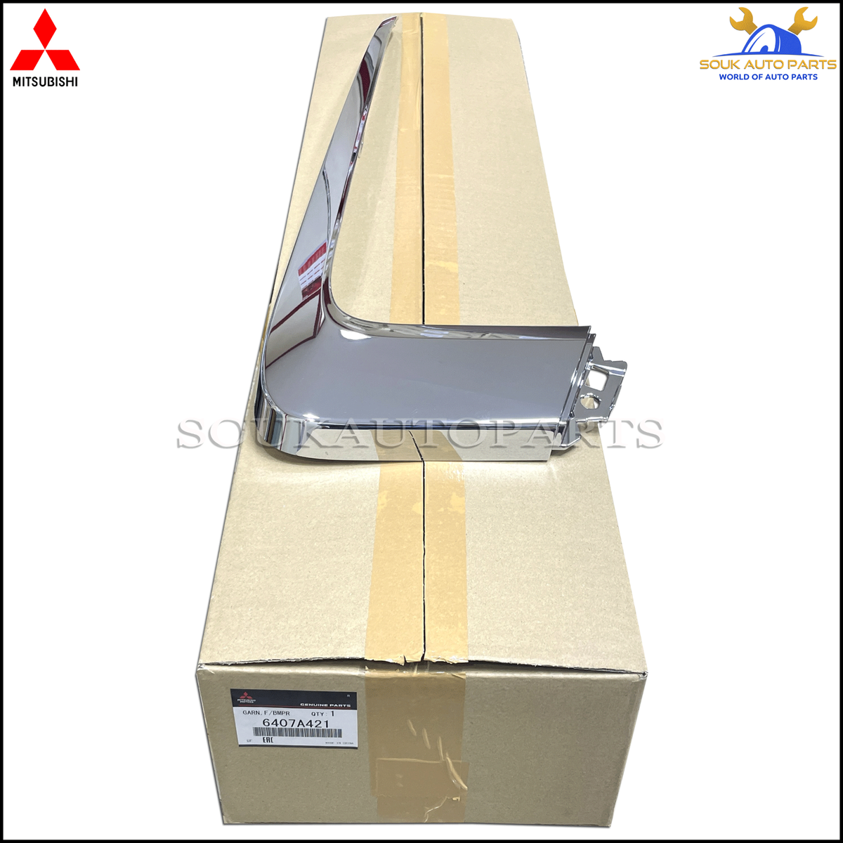6407A421 Genuine Mitsubishi GARNISH, FR BUMPER SIDE LH | eBay