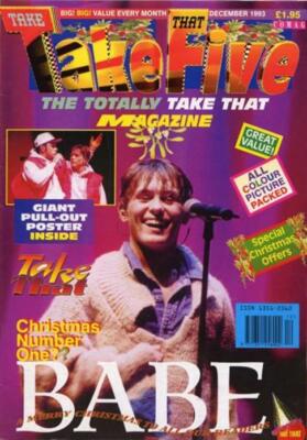 Take That Robbie Williams 'Take Five' Magazine