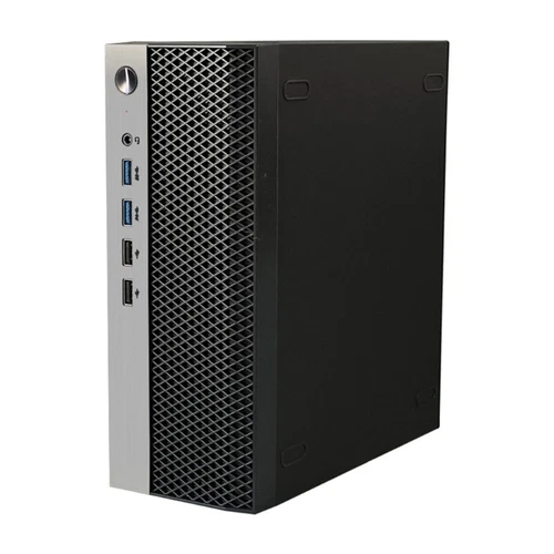 Mini ITX Tower Computer Case Metal Construction Space Efficient In Backpacks