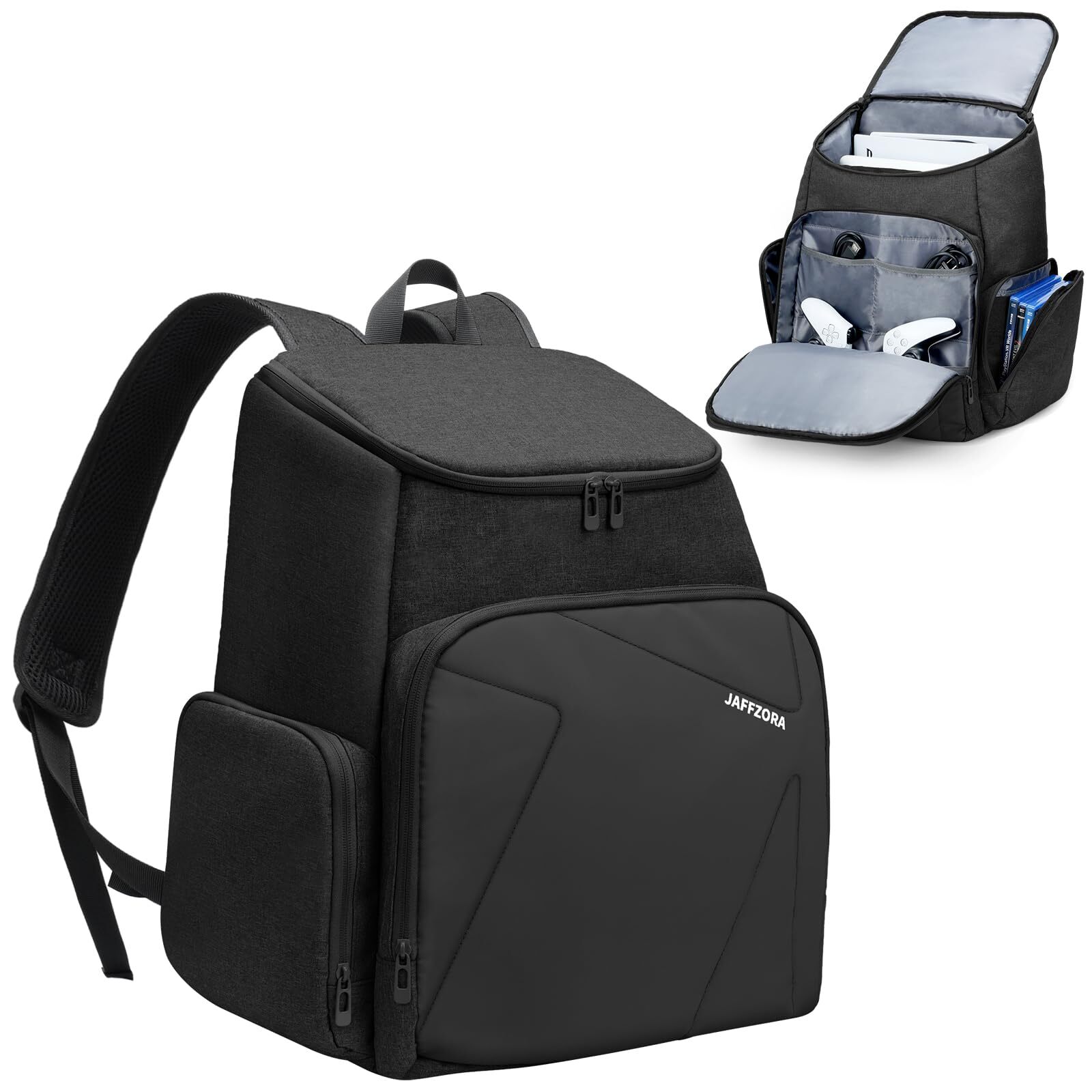 Travel Backpack with PS5/PS5 /PS5 Slim,Travel Bag fits for PS4/PS4 /PS4 Slim/...-image