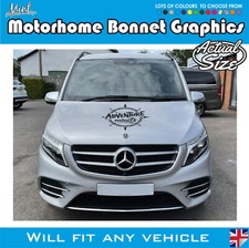 Mercedes VITO Motorhome Camper Bonnet Van Graphics Decal Campervan  077