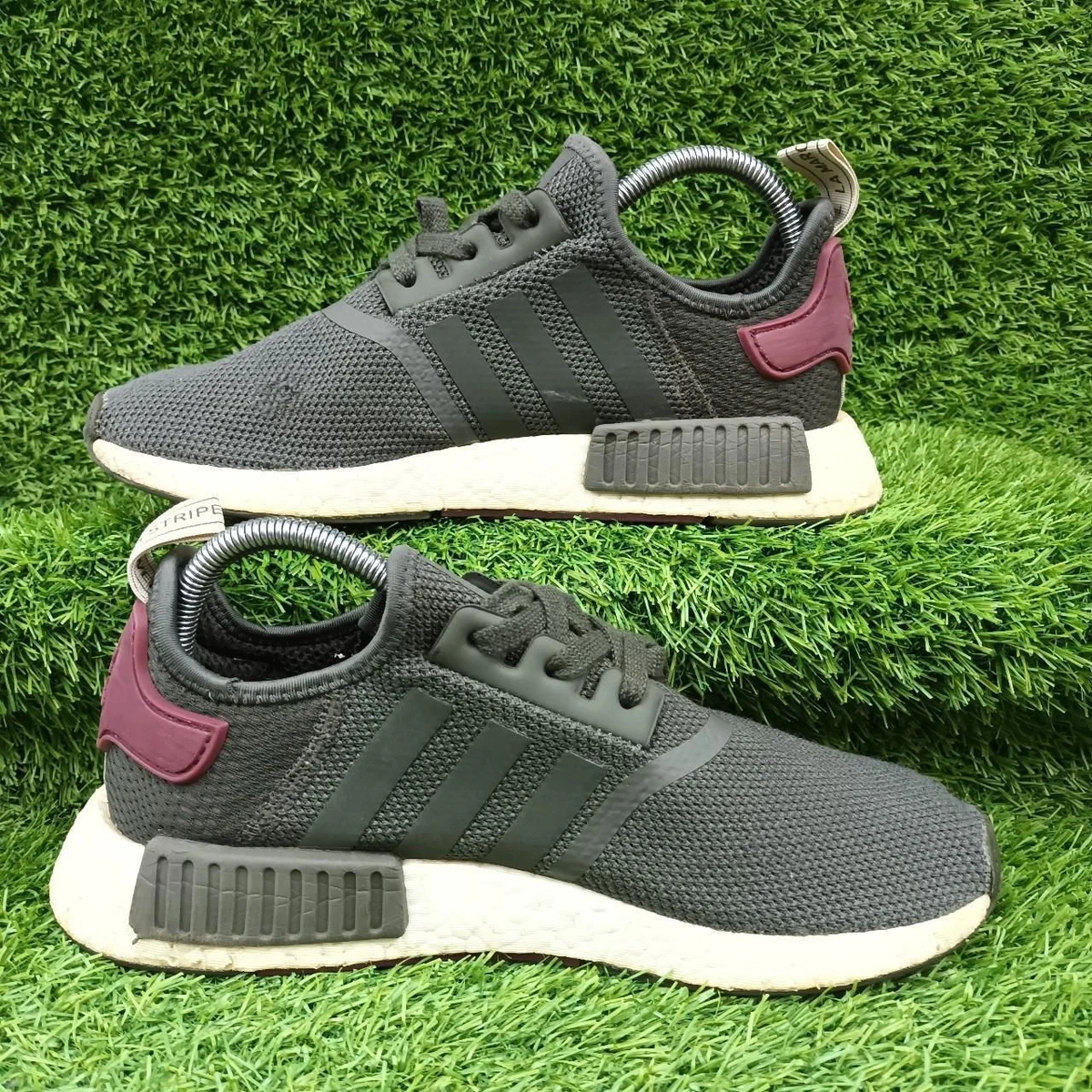 Adidas nmd runner sales khaki maroon