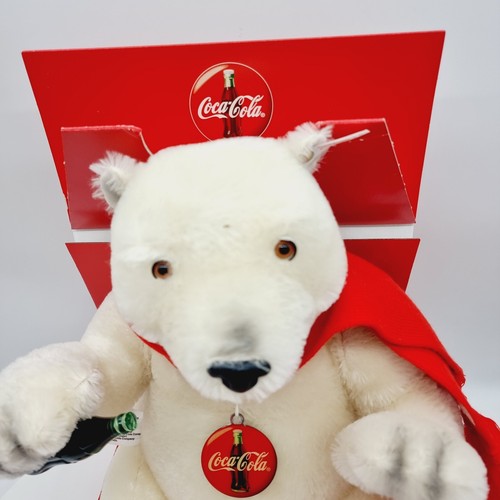 Steiff 670336 Eisbär Coca Cola 35 cm Polarbär 1999 - Bild 2 von 16