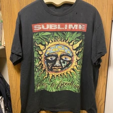 Sublime Band Gift For Friends Black T-Shirt Cotton All Size