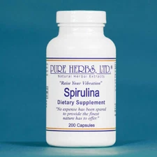 Pure Herbs: Spirulina - capsules 200 ct