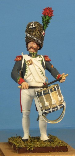 Unassembled Foot chasseurs of Imperial Guard, White Metal 60 mm 1/30 Figure kit - Picture 11 of 95