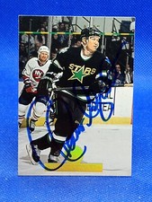 AUTOGRAPH AUTO Grant Ledyard 1994-95 Leaf #263