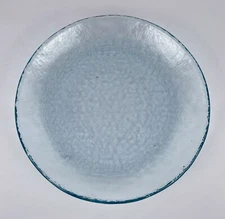 Fire and Light Recycled Glass Salad Plate Ocean #3