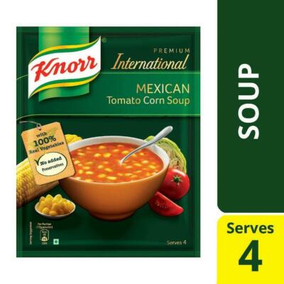New Knorr International Mexican Tomato Corn Instant Soup 52 g