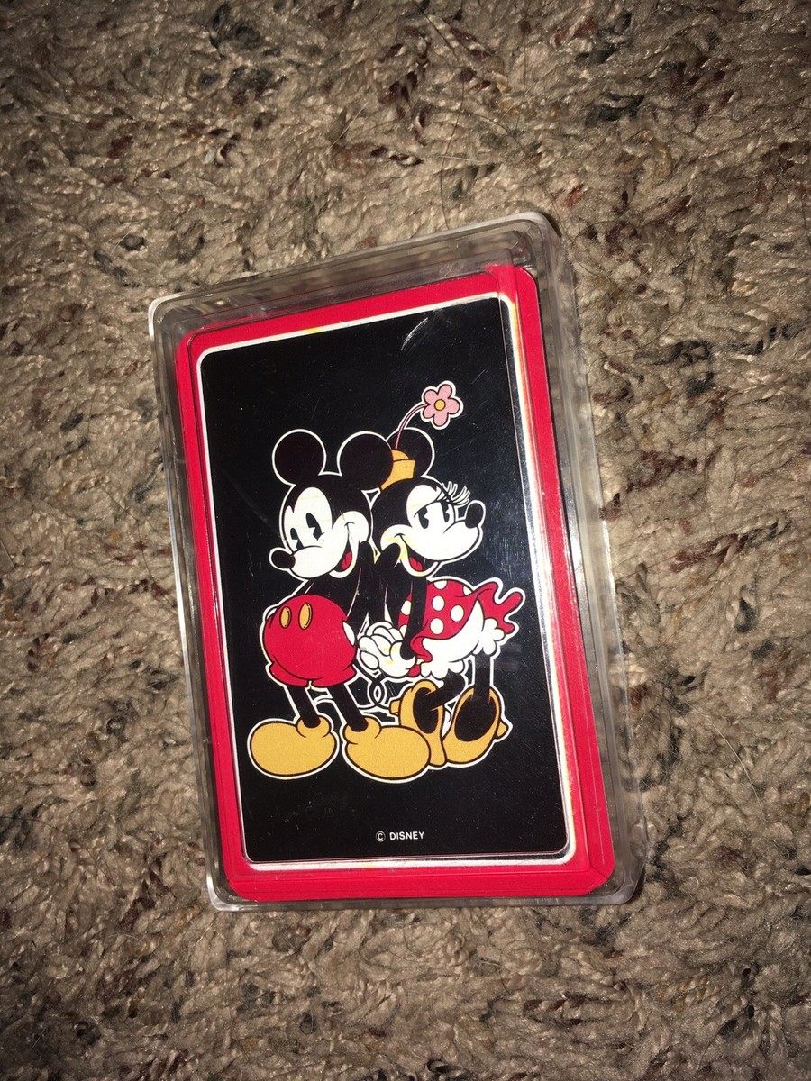 Disney デック 7個 Vintage 90's Mickey Mouse Minnie Mouse Deck Of Playing Cards