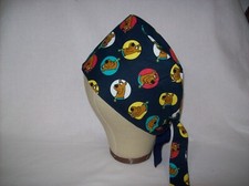 Men/Women Surgical Scrub Cap Lined Comics Dog 100 Cotton