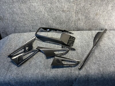 DOOR PANEL/CONSOLE/DASH CARBON FIBER TRIM SET OEM 29K 12-18 AUDI