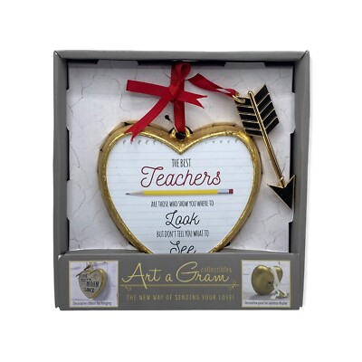 New View  The Best Teachers  Art A Gram Tabletop Display Or Ribbon For Hanging