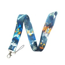 10pcs Halloween Horror Neck Strap Lanyard Key chain Card Badge Holder