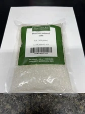 DEAD SEA MINERAL SALTS By Monterey Bay Spice Company 1LB Bag New Unopened.