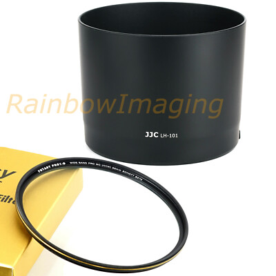JJC Bayonet Lens Hood 95mm MRC Nano Slim UV Filter Canon RF 800mm f11 IS STM 