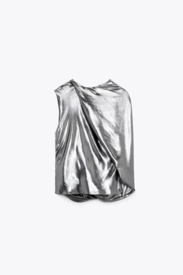 トップス S loop drape tops grey THEREDTHREAD / ザレッドスレッド】S loop drape tops