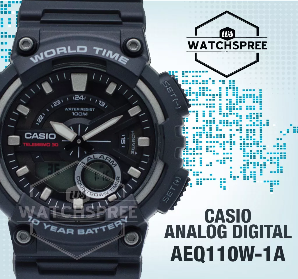 Casio standard analog digital watch sale