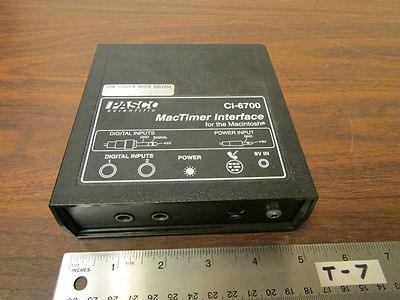 Pasco CI-6700 MacTimer Interface Scientific Instrument for Apple Macintosh