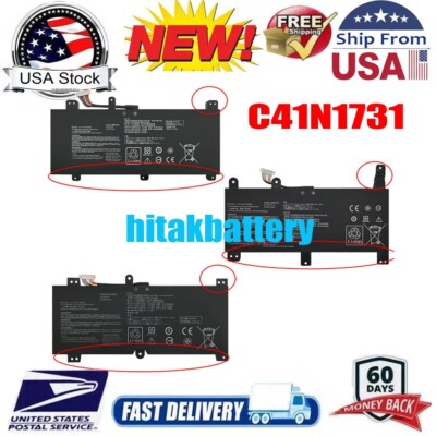 Battery C41N1731 for Asus ROG Strix Scar II GL504GM GL504GS GL504GW GL504GV 66Wh