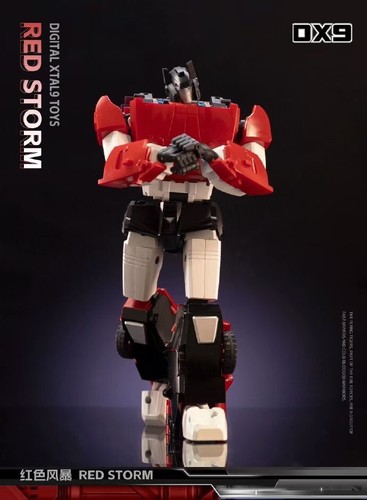 New Transformation toys DX9 toys DX9 D21-02 Red Storm Figure In Stock - Picture 3 of 5