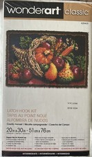 WonderArt Classic Country Harvest Latch Hook Kit 20 in X 30in FACTORY SEALED    