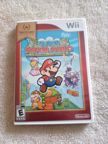 Super Paper Mario Nintendo Selects Edition (Nintendo Wii) CIB - Foto 1 di 4