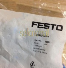 10PCS FESTO Push-In Fittings QSML-M5-4 153333 New