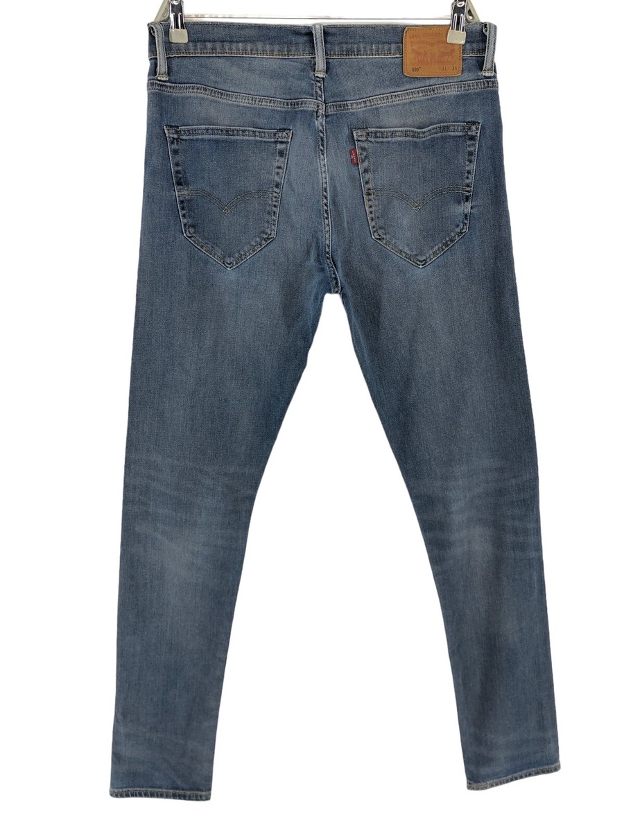 LEVI'S STRAUSS & CO Jeans 520 Extreme Tapered Men Size W31 L34 | eBay