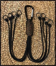 8 Drop Game Tote Carrier Strap Duck Goose Pheasant 550 Paracord Black 