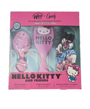 WET BRUSH GOODY HELLO KITTY FRIENDS HAIR BRUSH SET Limited Edition