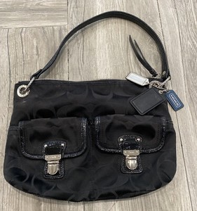 black signature coach purse
