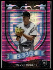 2021 Panini Chronicles #9 Trevor Rogers Crusade Pink Pulsar