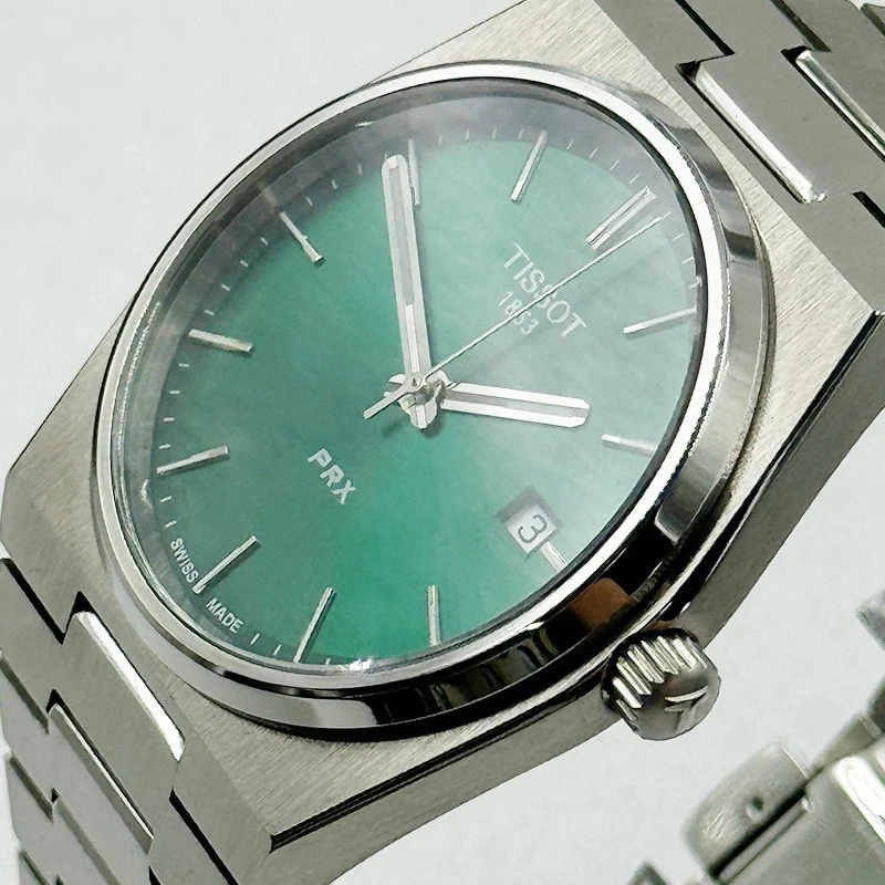 Tissot PRX T137.410.11.091.00 Green Dial Men's Quartz Watch 40mm - Image 3 of 4