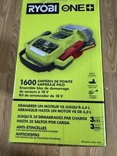 RYOBI ONE+ 18V Cordless Jump Starter Kit with 2.0 Ah Battery /Charger- F61
