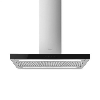 SMEG KI905NXE2 Inselhaube 90cm Dunstabzugshaube Glas Edelstahl 703m³