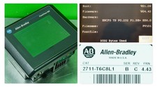 ALLEN BRADLEY 2711-T6C8L1 /B FRN-4.43 PANELVIEW 600 6" TOUCHSCREEN