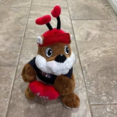 2025 Buc-ee's Valentine Beaver Plush ''Love is in the Air'' Bucees