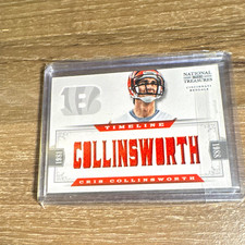 Panini 2012 Nat Treasures Timeline Materials Cris Collinsworth #8 /49 MEM