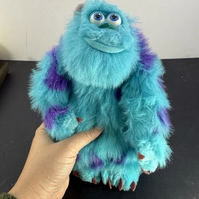 Vintage Disney Pixar Monsters Inc Sulley Plush Hasbro 2001 Blue Purple 10in - Image 1 of 4
