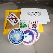 Antarctica Stickers Made In USA By Antarctic Veteran